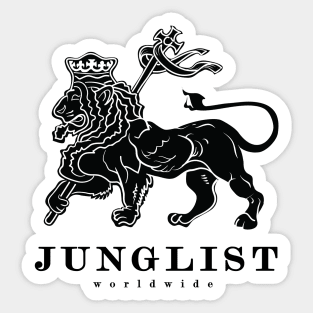 International Junglist Movement ( Lion of Judah version ) Sticker